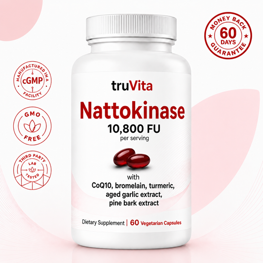 Nattokinase 10,800 FU with CoQ10