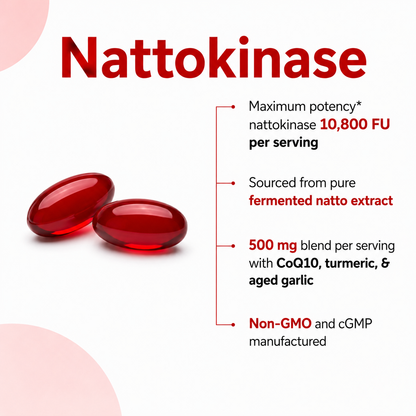 Nattokinase 10,800 FU with CoQ10