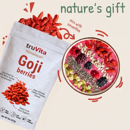 Organic Himalayan Goji Berries – 10,000mg Heart-Liver Support